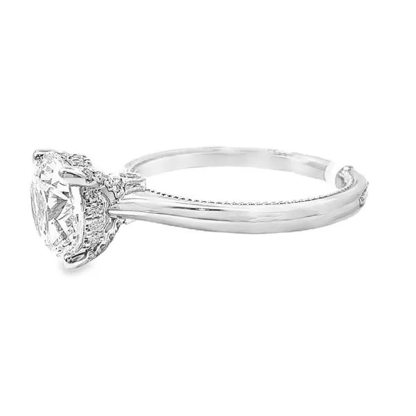 Verragio Round Diamond Solitaire Semi-Mount Engagement Ring With Hidden Halo Image 2 Harris Jeweler Troy, OH