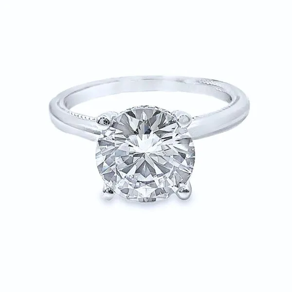 Verragio Round Diamond Solitaire Semi-Mount Engagement Ring With Hidden Halo Harris Jeweler Troy, OH