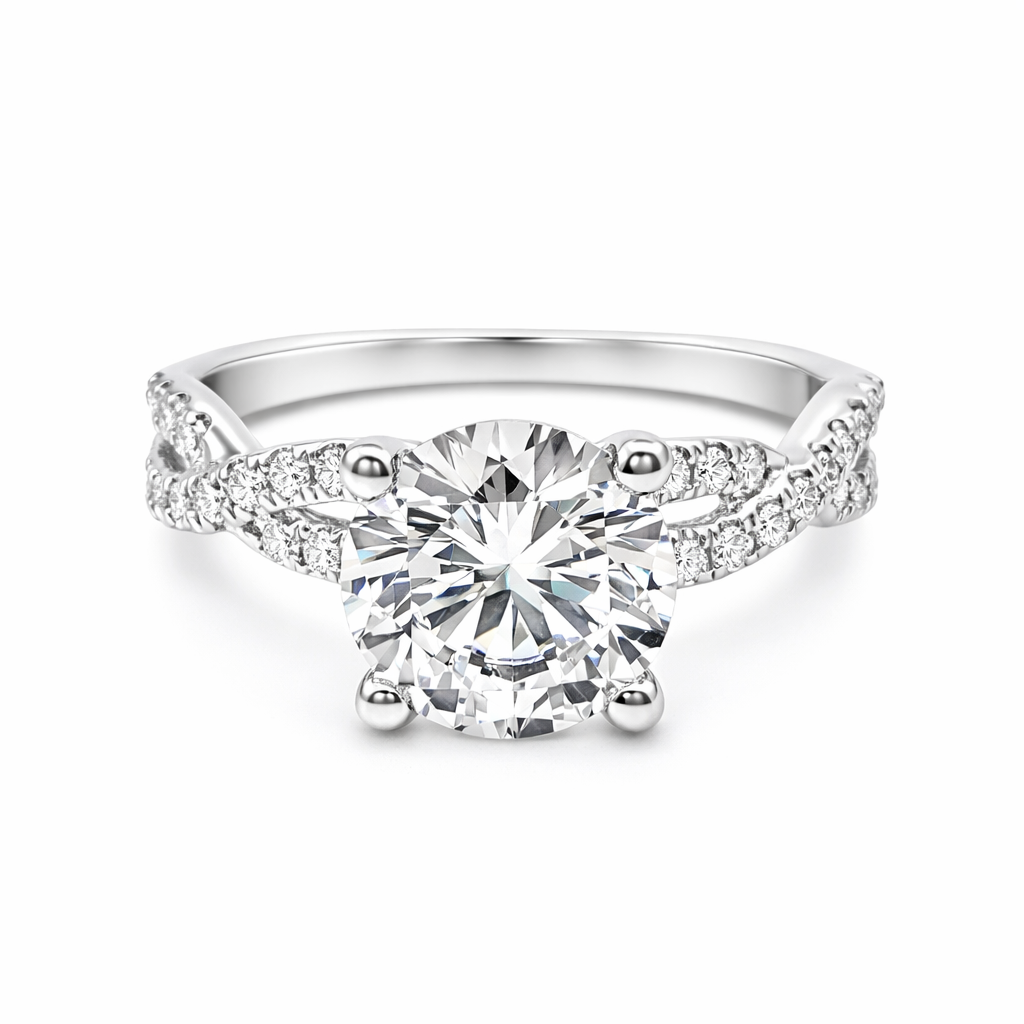 VERRAG 14K White Gold Semi-Mount Engagement Rings Harris Jeweler Troy, OH