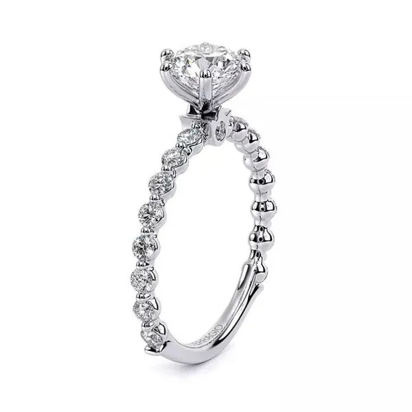 Verragio Rennaisance Collection Single-Prong Roung Diamond Semi-Mount Engagement Ring Image 2 Harris Jeweler Troy, OH