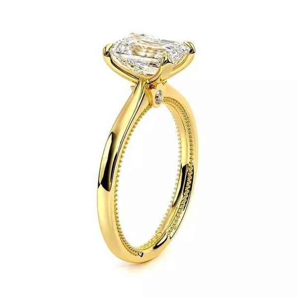 Verragio Renaissance Collection Emerald Cut Diamond Solitaire Semi-Mount Engagement Ring Image 2 Harris Jeweler Troy, OH