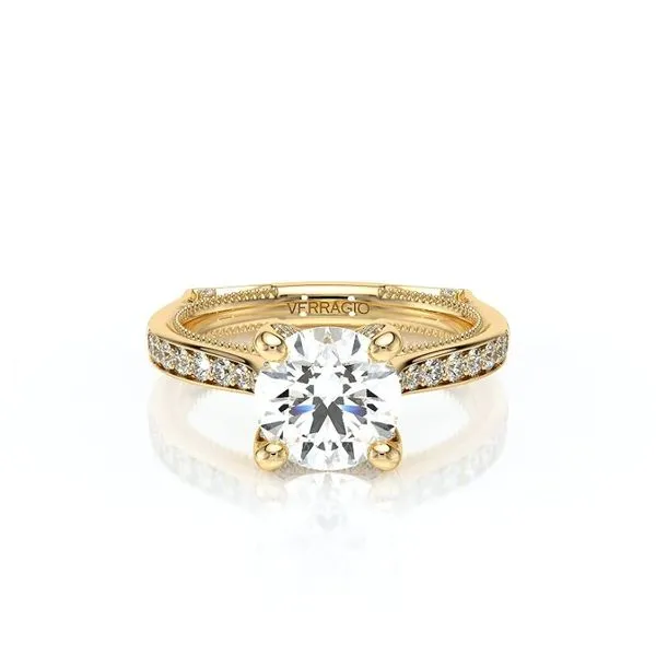 Verragio Venetian Collection Round Diamond Semi-Mount Engagement Ring Harris Jeweler Troy, OH