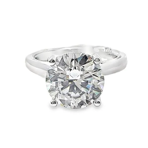 Verragio Round Diamond Solitaire Semi-Mount Engagement Ring with Hidden Halo Harris Jeweler Troy, OH
