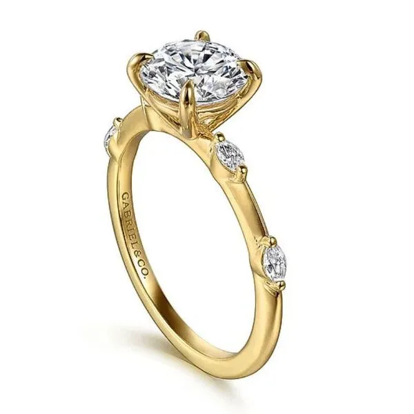 Diamond Semi-Mount Engagement Ring Image 3 Harris Jeweler Troy, OH