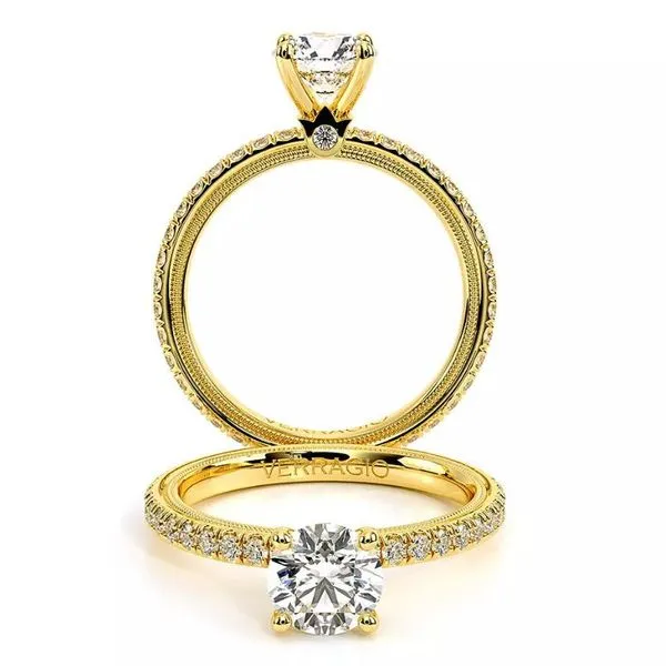 Verragio Traditions Collection Round Diamond Semi-Mount Engagement Ring Harris Jeweler Troy, OH
