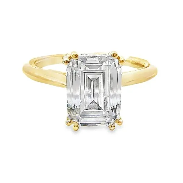 Verragio Emerald Cut Diamond Semi-Mount Solitaire Engagement Ring Harris Jeweler Troy, OH
