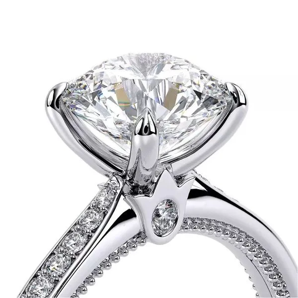 Verragio Renaissance Collection Round Diamond Semi-Mount Engagement Ring Image 3 Harris Jeweler Troy, OH