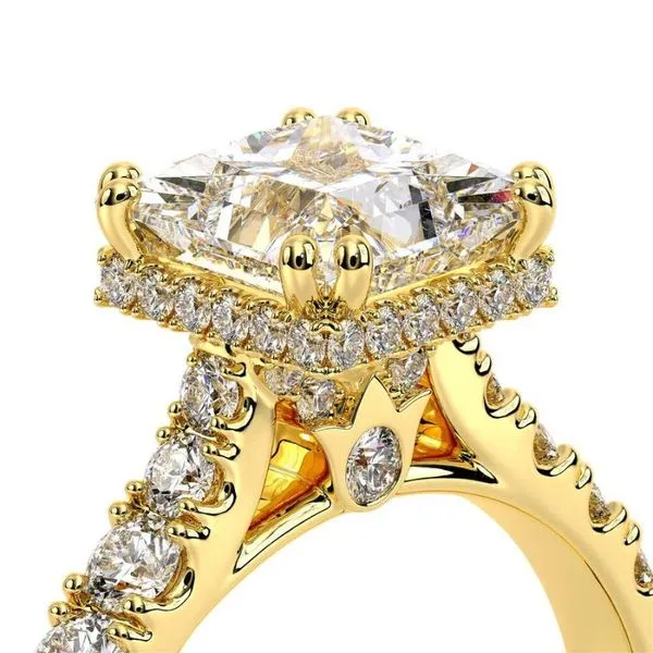 Verragio Rennaisance Collection Radiant Cut Diamond Semi-Mount Engagement Ring Image 3 Harris Jeweler Troy, OH