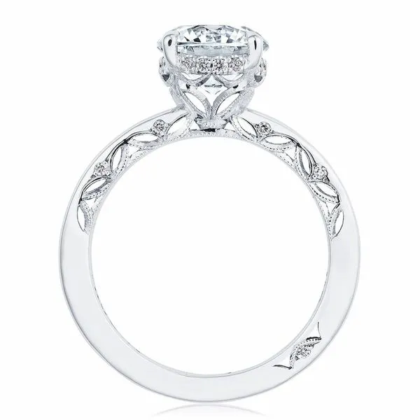 Tacori Dantela Round Solitaire Engagement Ring Semi-Mount Image 2 Harris Jeweler Troy, OH