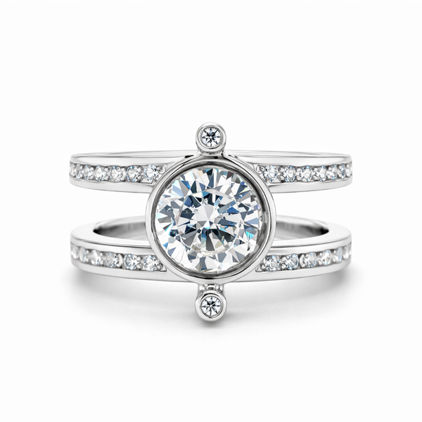 A.Jaffe Marquise Diamond Semi-Mount Engagement Ring Harris Jeweler Troy, OH