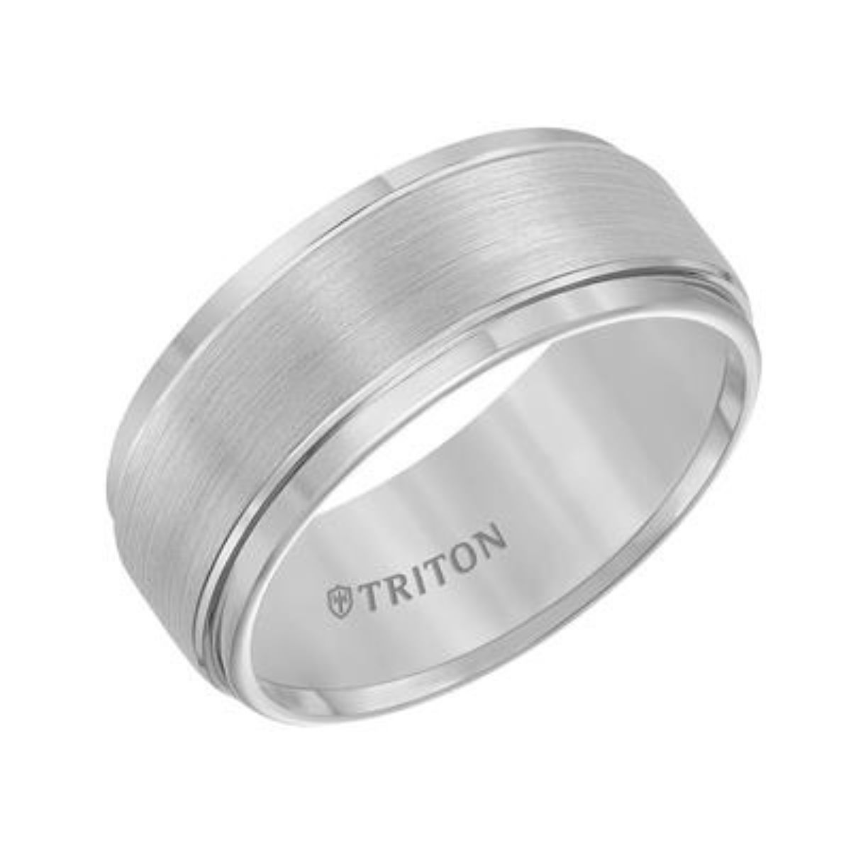 Alternative Metal Wedding Band Image 2 Harris Jeweler Troy, OH