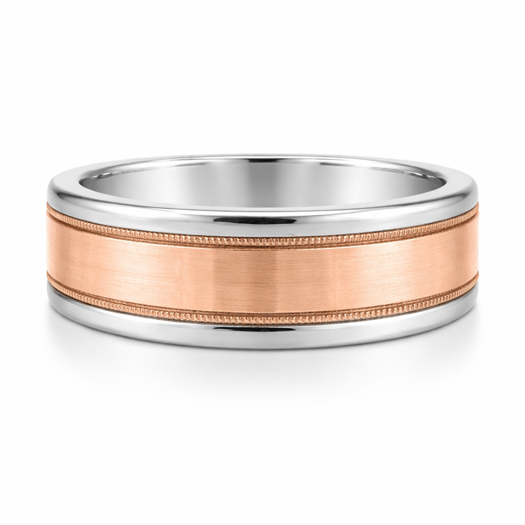 GOLDMA Tungsten Alternative Metal Wedding Band Harris Jeweler Troy, OH