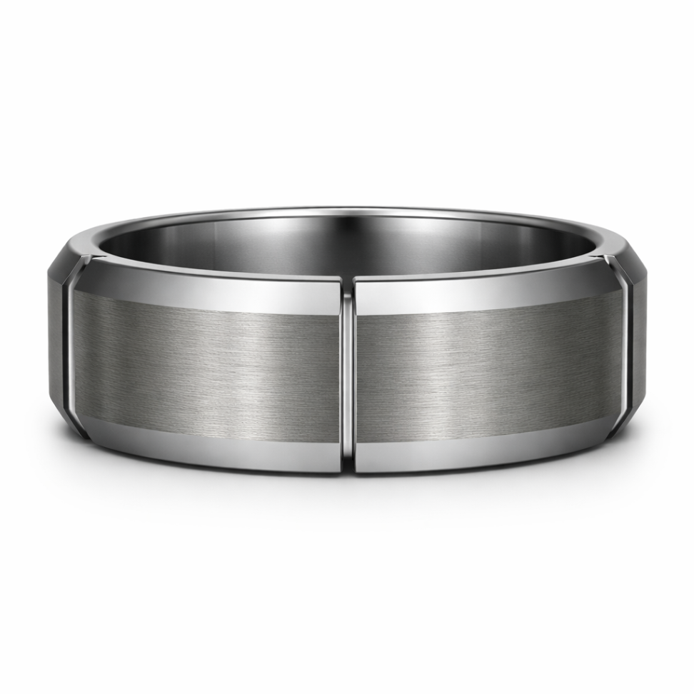 Alternative Metal Wedding Band Harris Jeweler Troy, OH