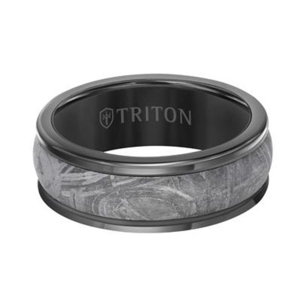 Alternative Metal Wedding Band Image 2 Harris Jeweler Troy, OH