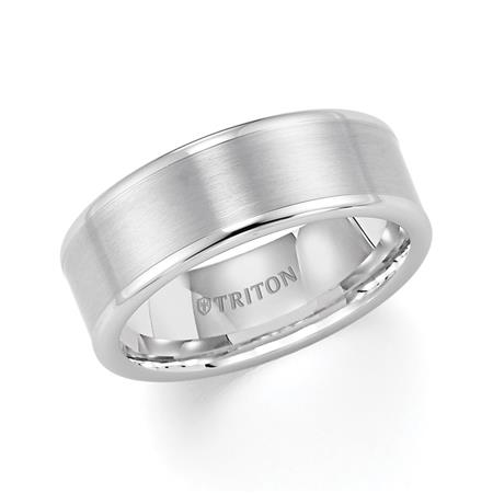 Alternative Metal Wedding Band Image 2 Harris Jeweler Troy, OH