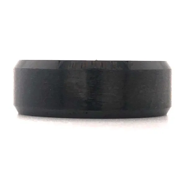 Black Ceramic 8mm Wedding Band Harris Jeweler Troy, OH