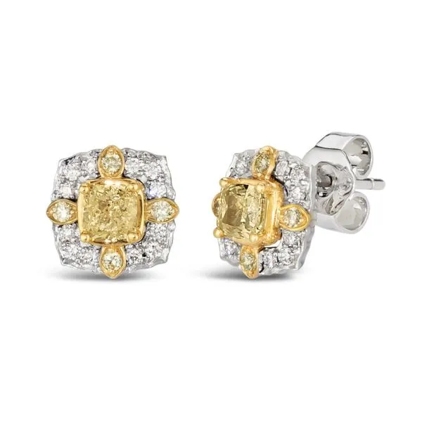 Le Vian Sunny Yellow Diamond Earrings Harris Jeweler Troy, OH