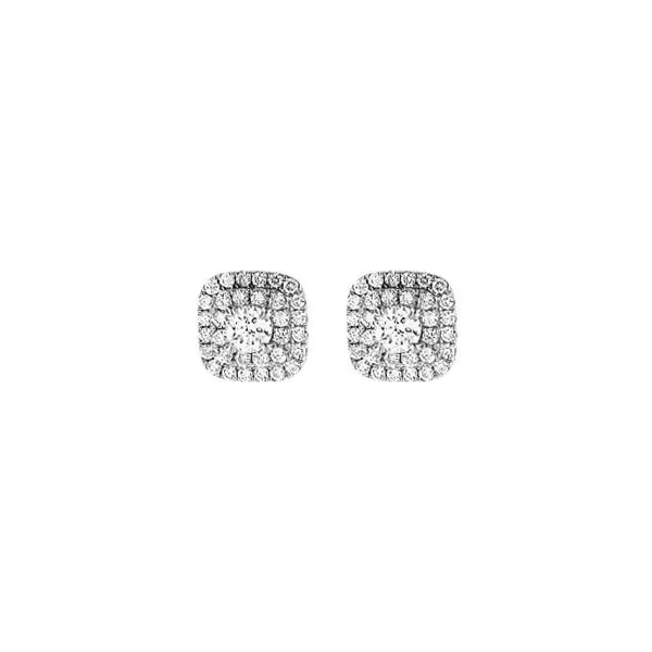 Forevermark Halo Earrings Harris Jeweler Troy, OH