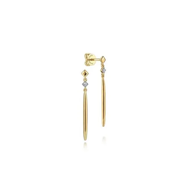 Dangle Diamond Earrings Harris Jeweler Troy, OH