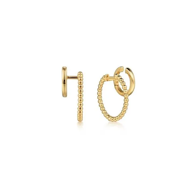 Double Cuff Huggie-Style Earrings Harris Jeweler Troy, OH