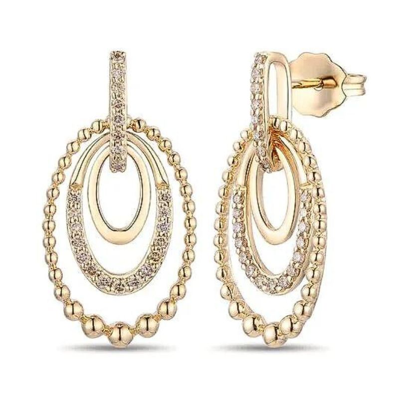 Le Vian Diamond Dangle Earrings Harris Jeweler Troy, OH