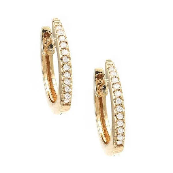 Diamond Hoop Earrings Harris Jeweler Troy, OH