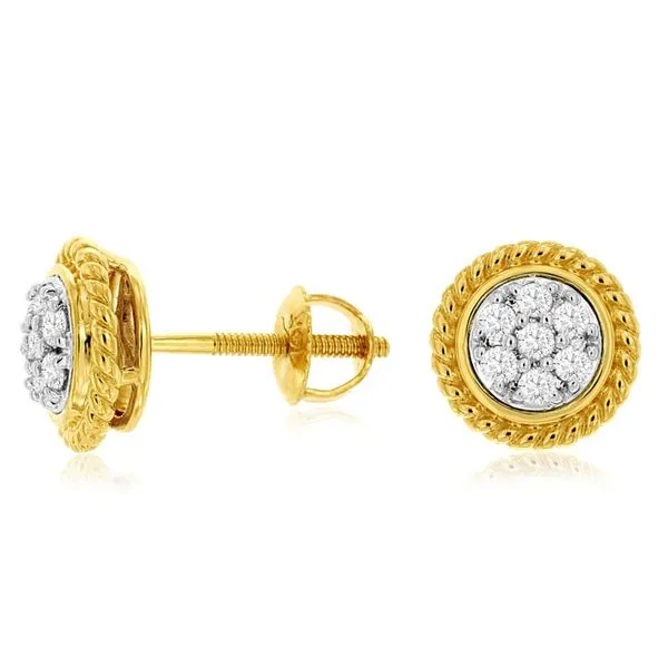 Diamond Stud Earrings Harris Jeweler Troy, OH