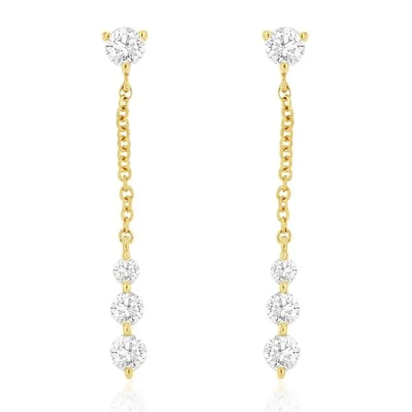 Diamond Drop Earrings Harris Jeweler Troy, OH