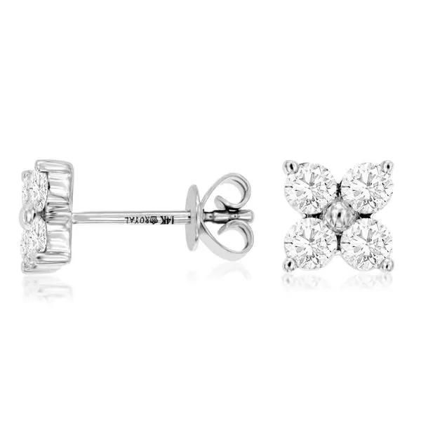 Diamond Stud Earrings Harris Jeweler Troy, OH
