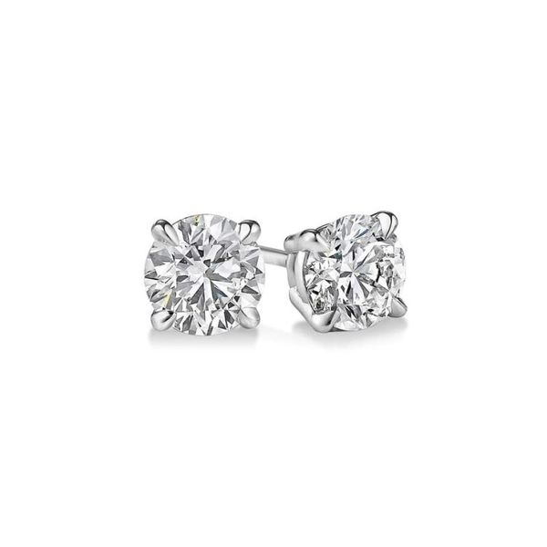 7/16CTW Diamond Stud Earrings Harris Jeweler Troy, OH