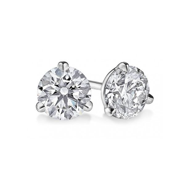 1/2CTW Hearts on Fire Diamond Stud Earrings Harris Jeweler Troy, OH