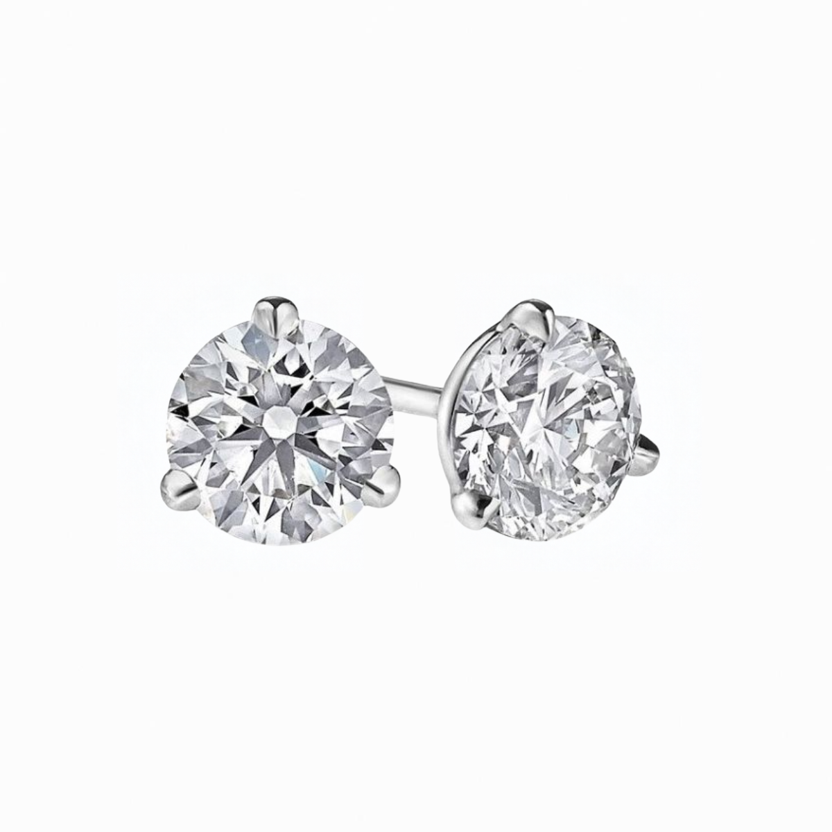 1 1/4CTW Diamond Stud Earrings Harris Jeweler Troy, OH