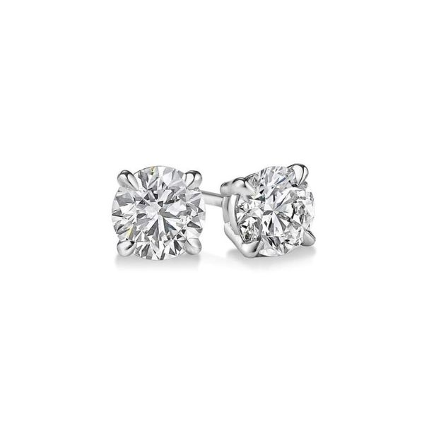 1 1/4CTW Diamond Stud Earrings Harris Jeweler Troy, OH
