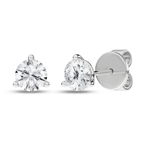 3/4CTW Lab-Grown Diamond Stud Earrings Harris Jeweler Troy, OH