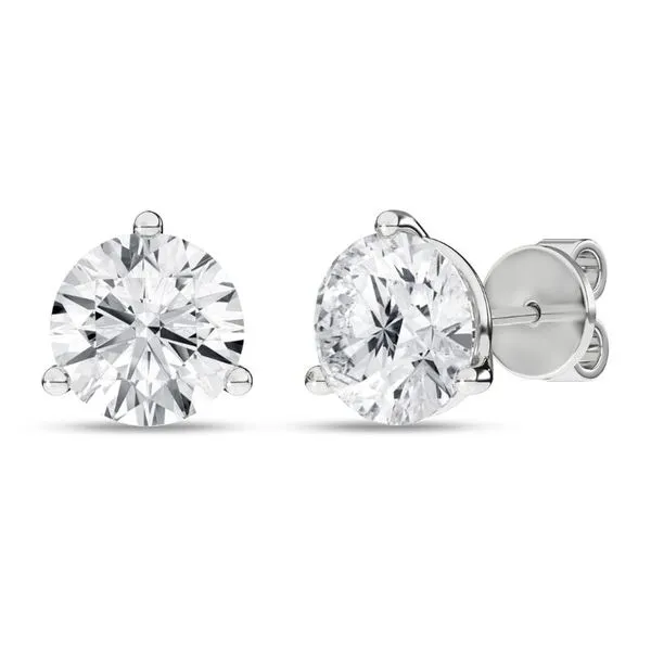 5CTW Lab-Grown Diamond Stud Earrings Harris Jeweler Troy, OH