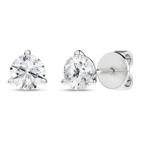 1 1/2CTW Lab-Grown Diamond Stud Earrings Harris Jeweler Troy, OH