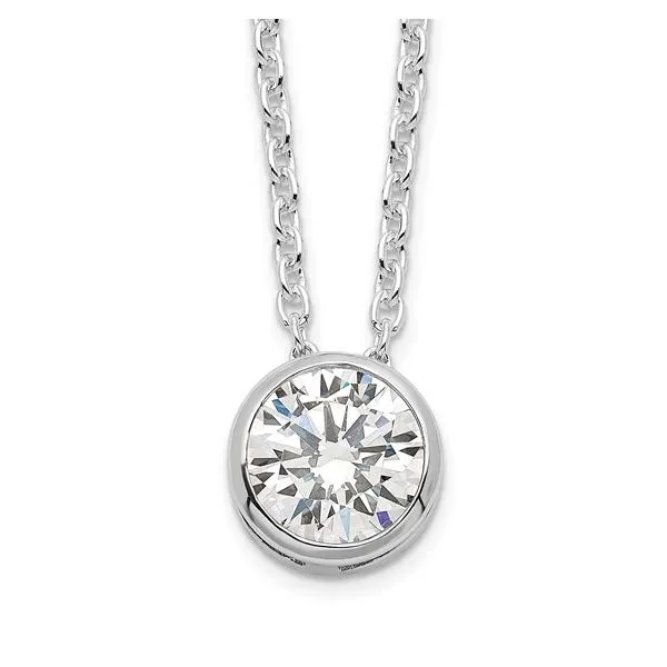 1/4CT Diamond Bezel Pendant Harris Jeweler Troy, OH