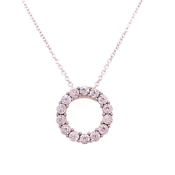 Diamond Circle Pendant Harris Jeweler Troy, OH