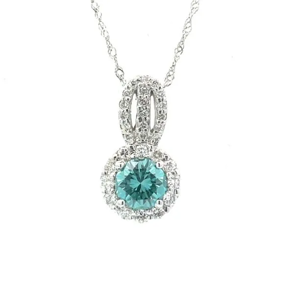 Blue Diamond Pendant Harris Jeweler Troy, OH
