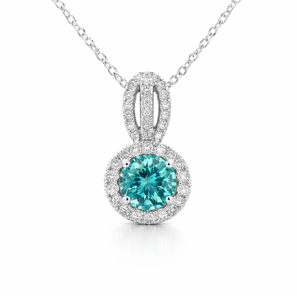 CHROMA 14K White Gold Diamond Pendant Harris Jeweler Troy, OH