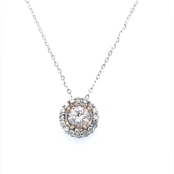 2/3ctw Harris Design Diamond Halo Pendant Harris Jeweler Troy, OH