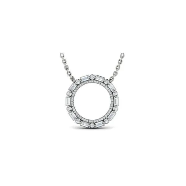 Vlora Diamond Circle Pendant Harris Jeweler Troy, OH