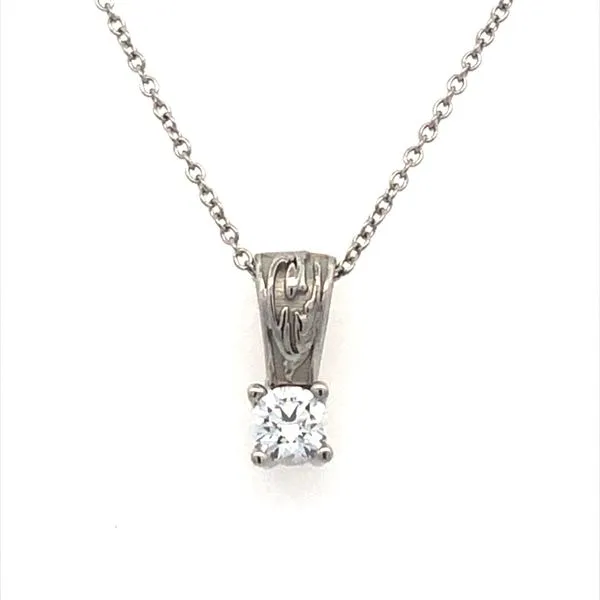 1/4CT Hearts on Fire Custom Pendant Harris Jeweler Troy, OH