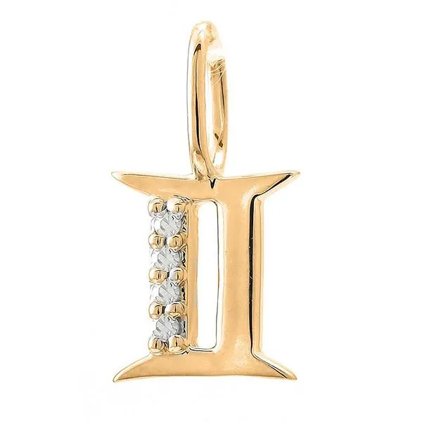 Gemini Diamond Zodiac Sign Pendant Harris Jeweler Troy, OH