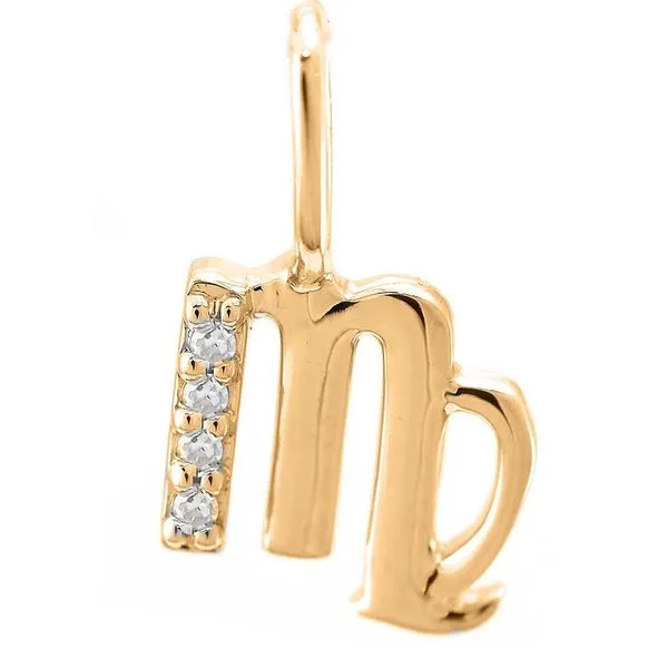Virgo Diamond Zodiac Sign Pendant Harris Jeweler Troy, OH