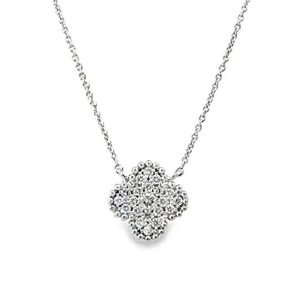 Diamond Flower Pendant Harris Jeweler Troy, OH