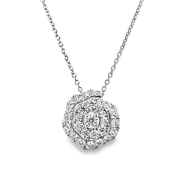Hearts on Fire Lorelei Floral Diamond Pendant Harris Jeweler Troy, OH