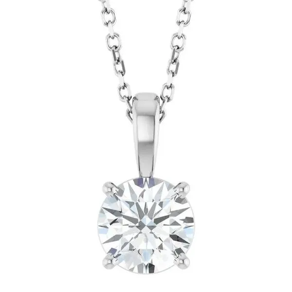 2CT Lab-Grown Diamond Solitaire Pendant Harris Jeweler Troy, OH