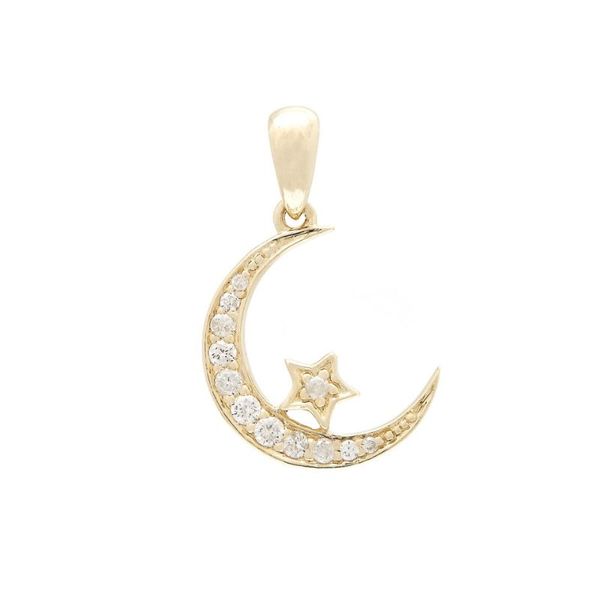 Moon and Star Diamond Necklace Harris Jeweler Troy, OH