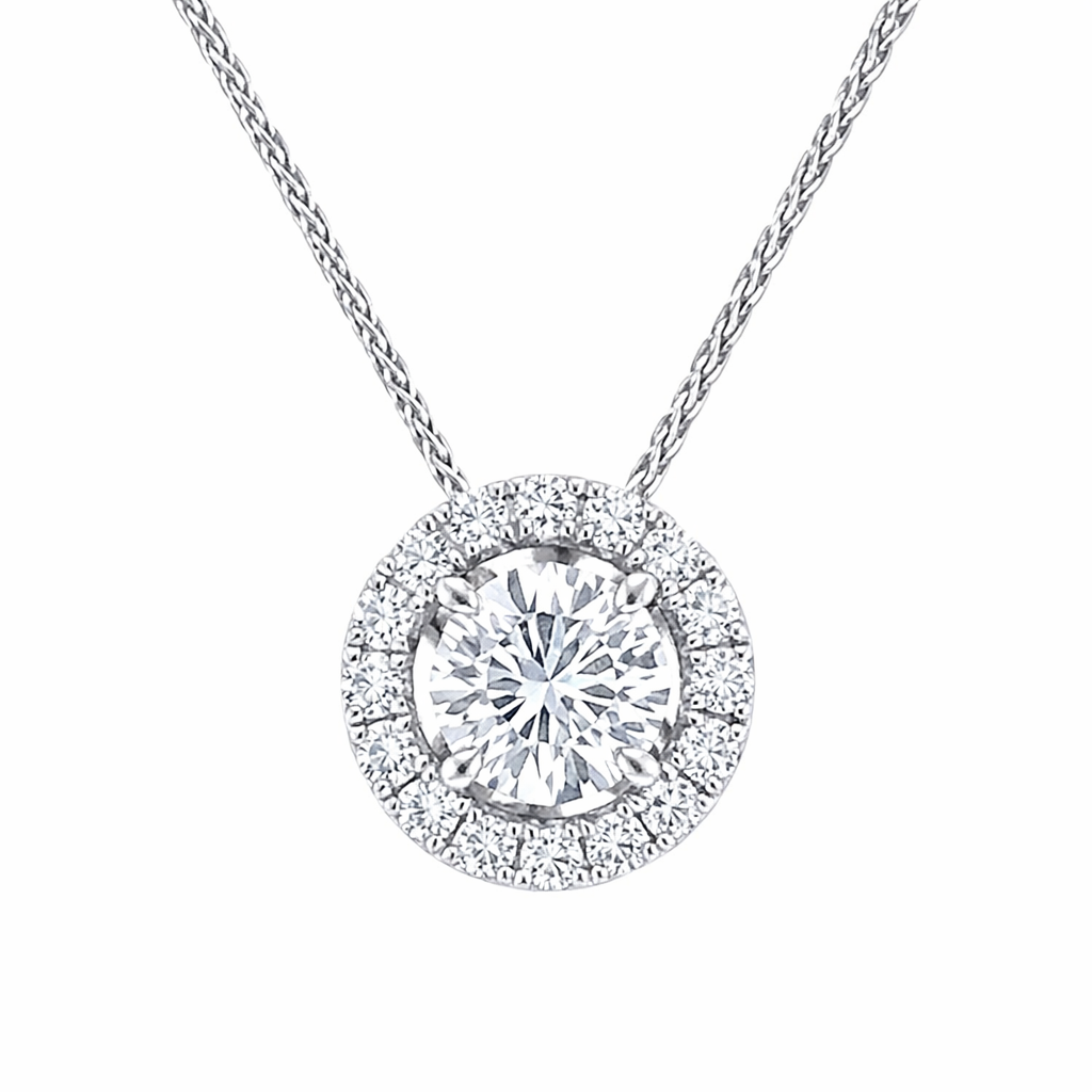 HARRIS 14K White Gold Diamond Pendant Harris Jeweler Troy, OH